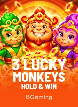 3 Lucky Monkeys Hold & Win, slot da BGaming no lobby do Qzino
