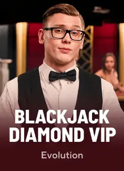 Blackjack Diamond VIP, blackjack ao vivo da Evolution no lobby do Qzino