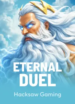Eternal Duel, slot da Hacksaw Gaming no lobby do Qzino