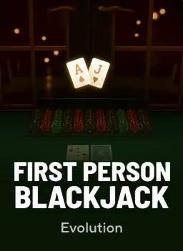 First Person Blackjack, da Evolution, no lobby do Qzino