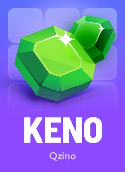Keno, provably fair da Qzino no lobby do Qzino