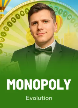MONOPOLY Live, game show ao vivo da Evolution no lobby do Qzino