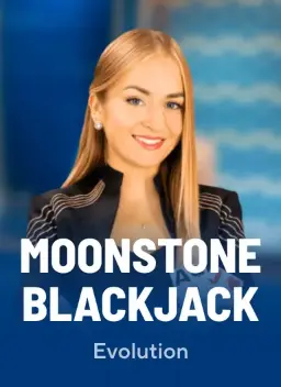 Moonstone Blackjack, blackjack ao vivo da Evolution no lobby do Qzino