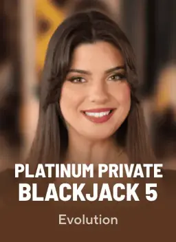 Platinum Private Blackjack 5, blackjack ao vivo da Evolution no lobby do Qzino