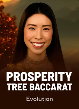 Prosperity Tree Baccarat, bacará ao vivo da Evolution no lobby do Qzino