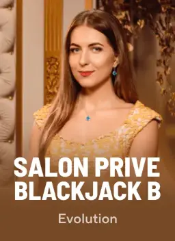 Salon Prive Blackjack B, blackjack ao vivo da Evolution no lobby do Qzino