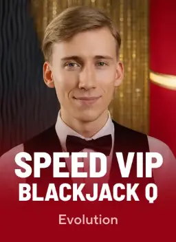 Speed VIP Blackjack Q, blackjack ao vivo da Evolution no lobby do Qzino