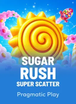 Sugar Rush Super Scatter, slot da Pragmatic Play no lobby do Qzino