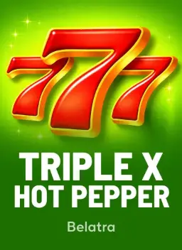 Triple X Hot Pepper, slot da Belatra Games no lobby do Qzino